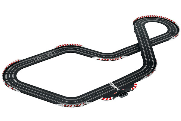 Racebaan van 8 meter lang.