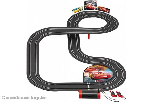 Met een baan van 3,5 meter lang.