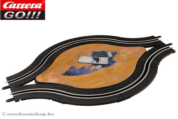 Enkelbaans rotonde voor Carrera Go en Digital 143.